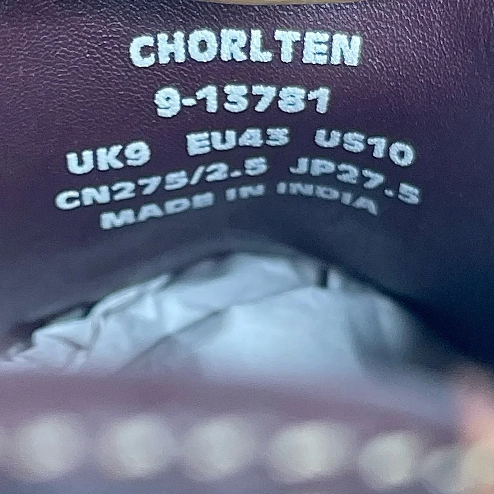Ted Baker Chorlten Burnished Leather Wingtip Shoes Brogues Brown Men's Size 10